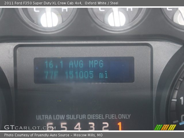 2011 Ford F350 Super Duty XL Crew Cab 4x4 in Oxford White