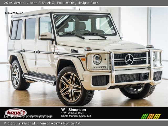 2016 Mercedes-Benz G 63 AMG in Polar White