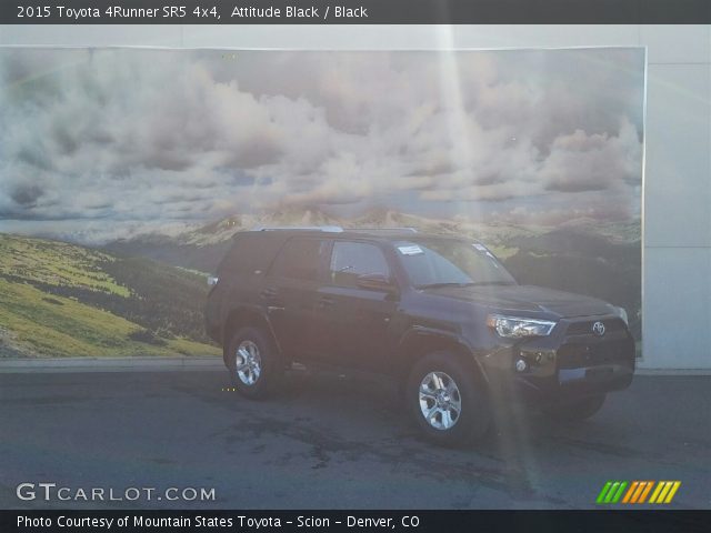 2015 Toyota 4Runner SR5 4x4 in Attitude Black