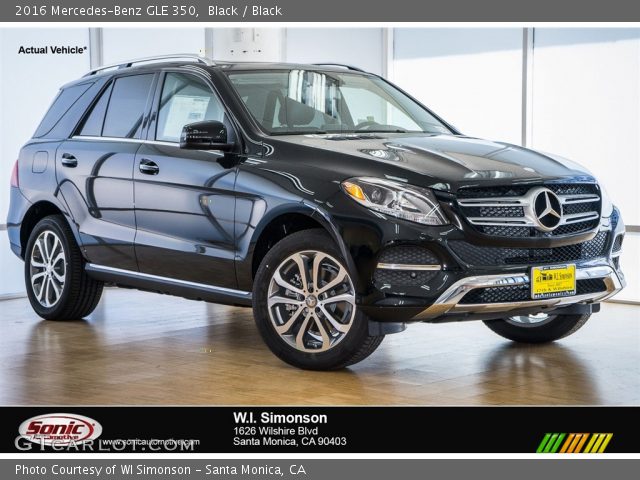 2016 Mercedes-Benz GLE 350 in Black