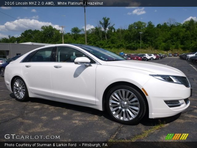 White Platinum 2016 Lincoln Mkz 2 0 Awd Hazelnut