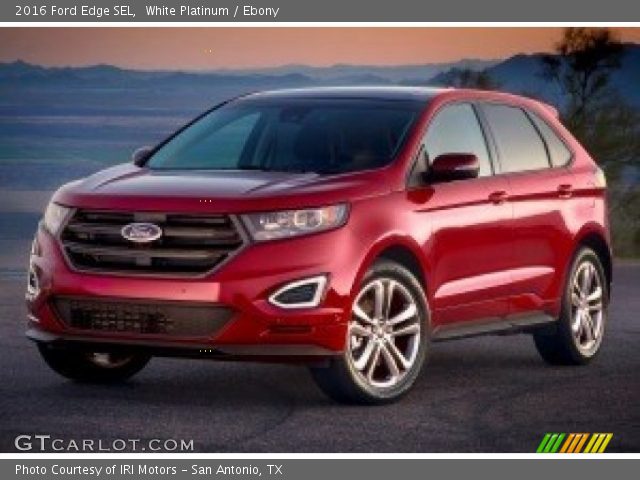 2016 Ford Edge SEL in White Platinum
