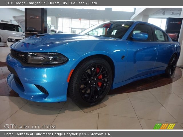 2016 Dodge Charger SRT Hellcat in B5 Blue Pearl