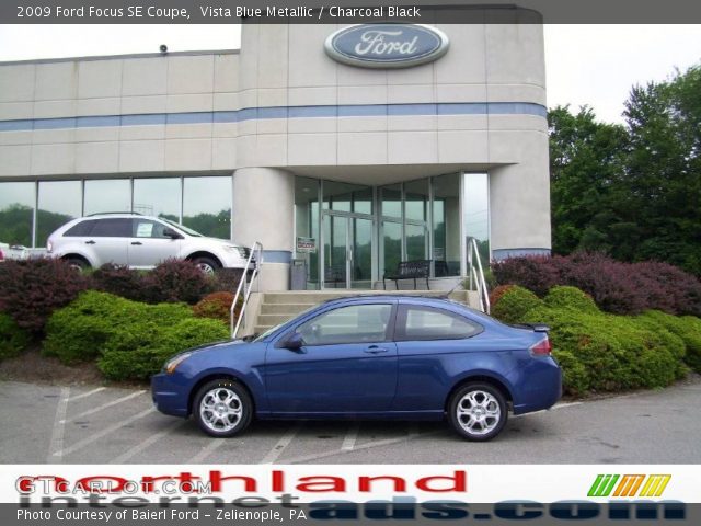 2009 Ford Focus SE Coupe in Vista Blue Metallic