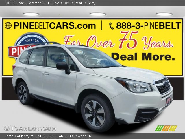 2017 Subaru Forester 2.5i in Crystal White Pearl