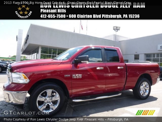 2013 Ram 1500 Big Horn Quad Cab 4x4 in Deep Cherry Red Pearl