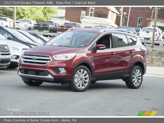 2017 Ford Escape Titanium 4WD in Ruby Red