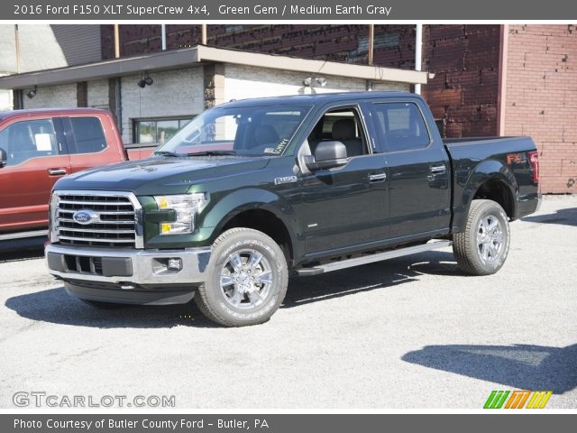 2016 Ford F150 XLT SuperCrew 4x4 in Green Gem