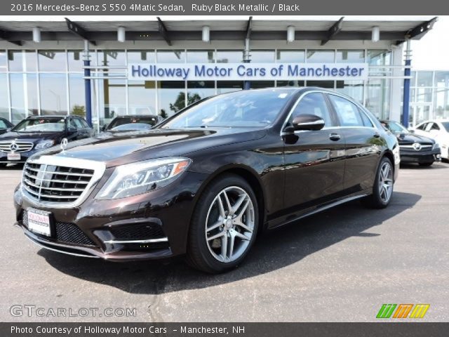 2016 Mercedes-Benz S 550 4Matic Sedan in Ruby Black Metallic