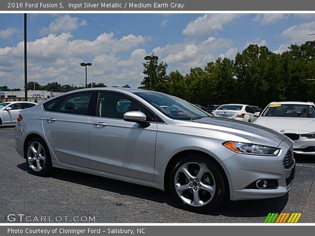2016 Ford Fusion S in Ingot Silver Metallic