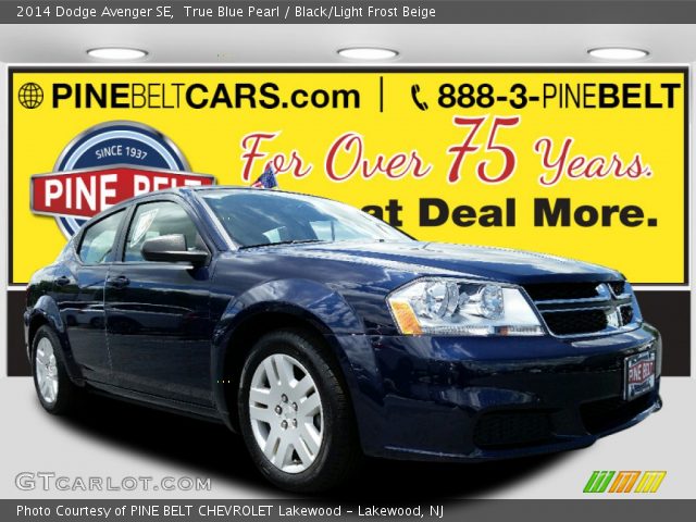 2014 Dodge Avenger SE in True Blue Pearl