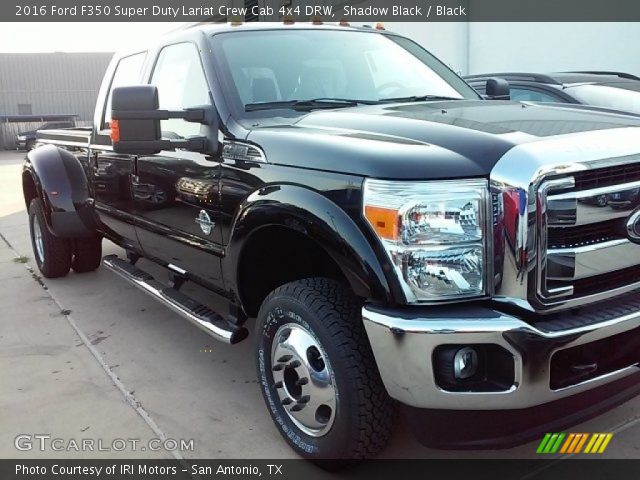 2016 Ford F350 Super Duty Lariat Crew Cab 4x4 DRW in Shadow Black