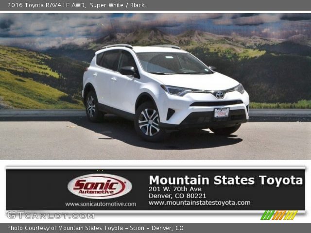2016 Toyota RAV4 LE AWD in Super White