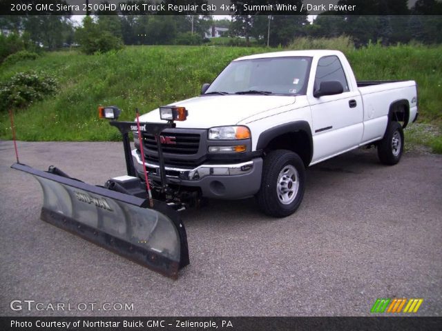 2006 GMC Sierra 2500HD Work Truck Regular Cab 4x4 in Summit White