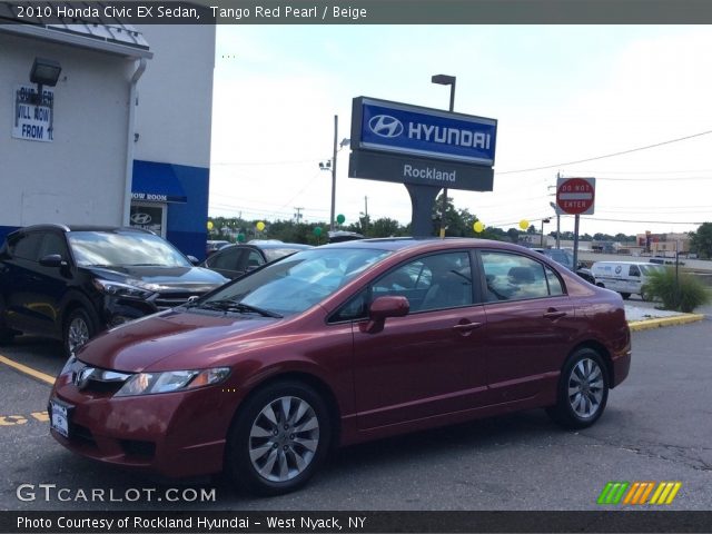 2010 Honda Civic EX Sedan in Tango Red Pearl
