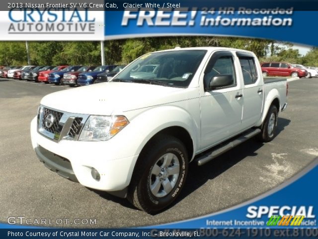 2013 Nissan Frontier SV V6 Crew Cab in Glacier White