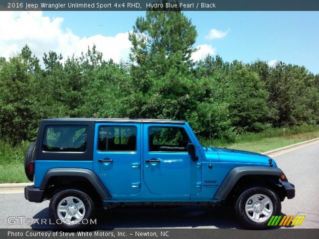 2016 Jeep Wrangler Unlimited Sport 4x4 RHD in Hydro Blue Pearl