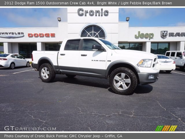 2012 Dodge Ram 1500 Outdoorsman Crew Cab 4x4 in Bright White