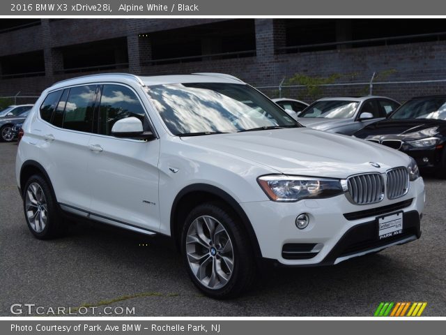 2016 BMW X3 xDrive28i in Alpine White