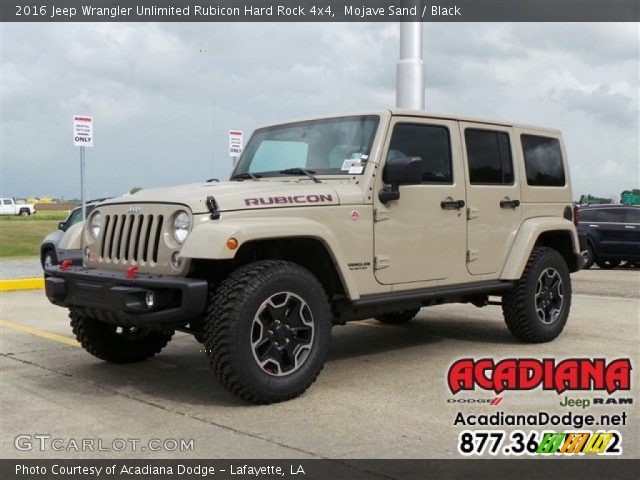 2016 Jeep Wrangler Unlimited Rubicon Hard Rock 4x4 in Mojave Sand