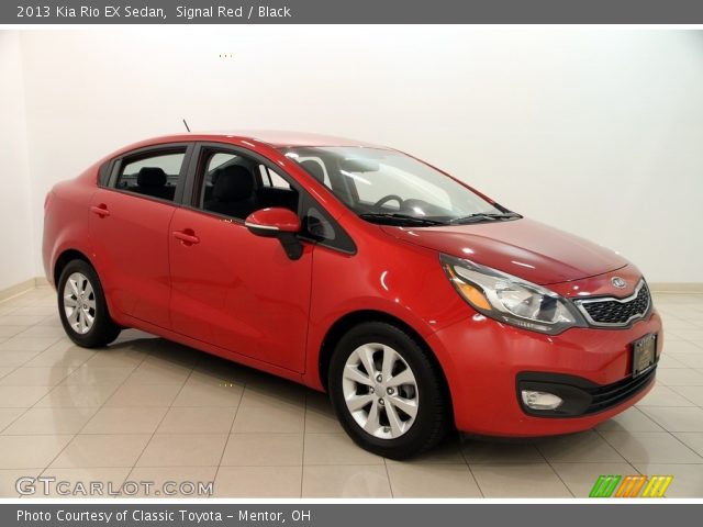 2013 Kia Rio EX Sedan in Signal Red