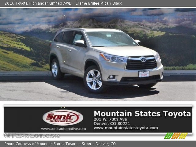 2016 Toyota Highlander Limited AWD in Creme Brulee Mica