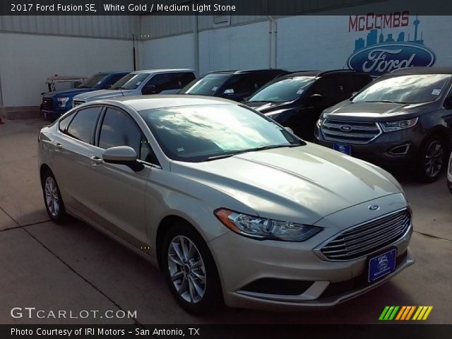 2017 Ford Fusion SE in White Gold