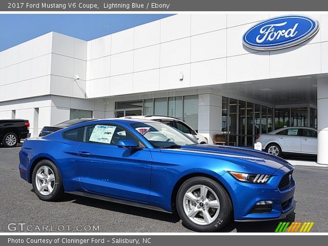 2017 Ford Mustang V6 Coupe in Lightning Blue