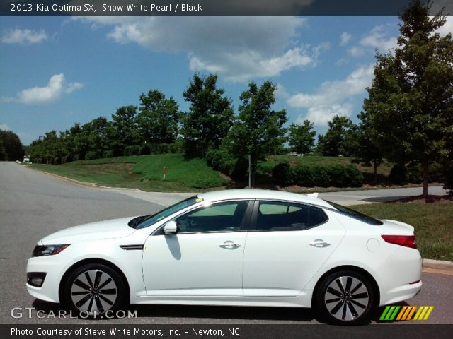 2013 Kia Optima SX in Snow White Pearl