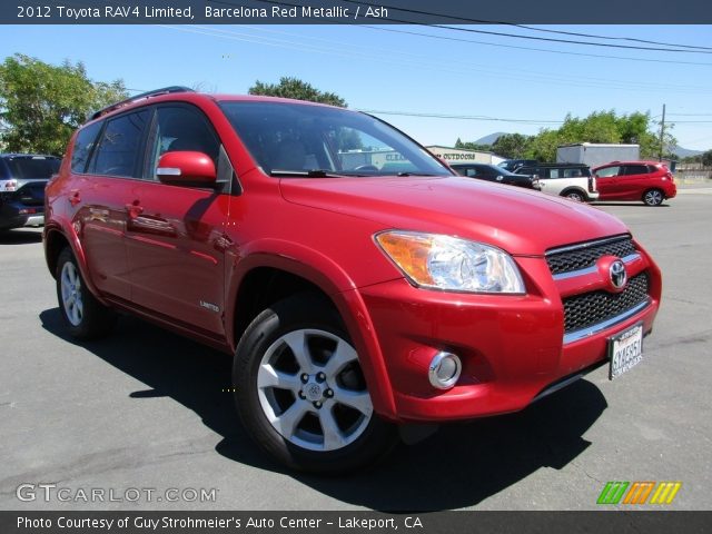 2012 Toyota RAV4 Limited in Barcelona Red Metallic