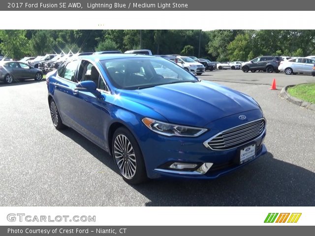 2017 Ford Fusion SE AWD in Lightning Blue