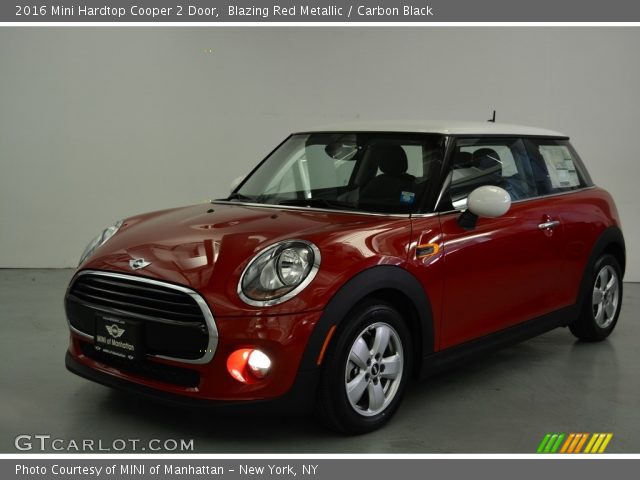 2016 Mini Hardtop Cooper 2 Door in Blazing Red Metallic