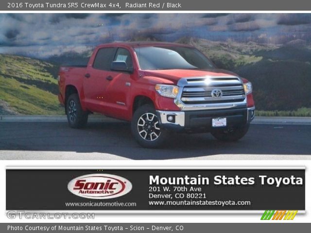 2016 Toyota Tundra SR5 CrewMax 4x4 in Radiant Red