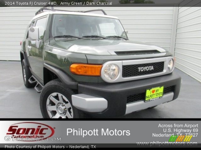 2014 Toyota FJ Cruiser 4WD in Army Green