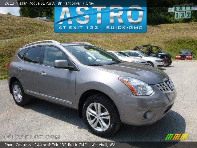 2013 Nissan Rogue SL AWD in Brilliant Silver