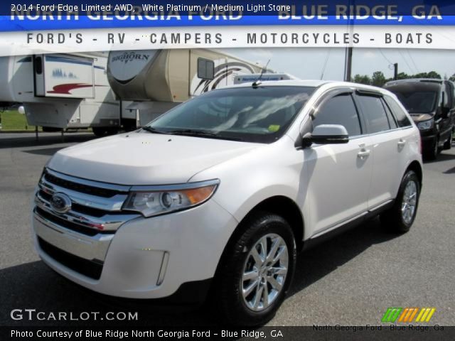 2014 Ford Edge Limited AWD in White Platinum