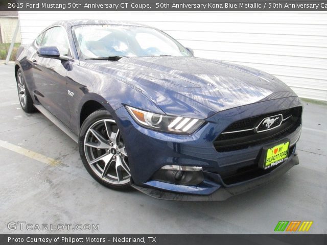 2015 Ford Mustang 50th Anniversary GT Coupe in 50th Anniversary Kona Blue Metallic