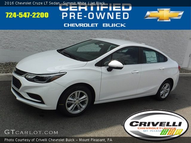 2016 Chevrolet Cruze LT Sedan in Summit White