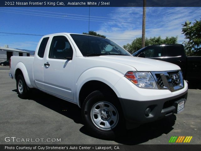 2012 Nissan Frontier S King Cab in Avalanche White