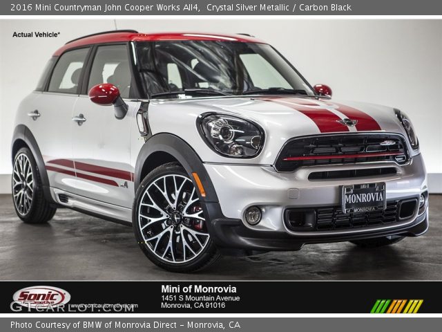 2016 Mini Countryman John Cooper Works All4 in Crystal Silver Metallic