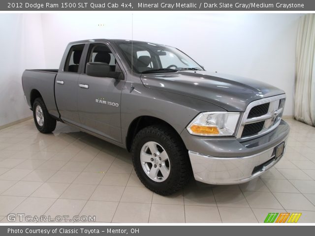 2012 Dodge Ram 1500 SLT Quad Cab 4x4 in Mineral Gray Metallic