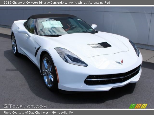 2016 Chevrolet Corvette Stingray Convertible in Arctic White