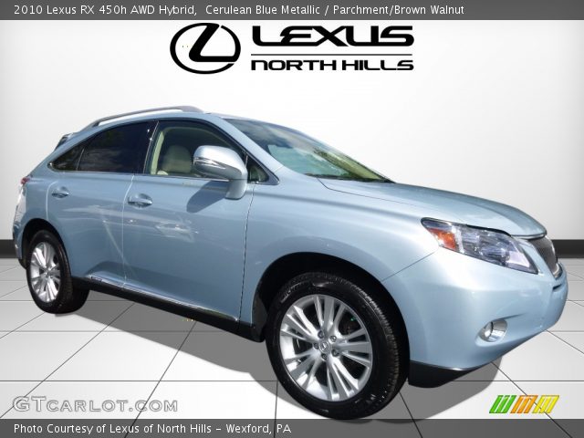 2010 Lexus RX 450h AWD Hybrid in Cerulean Blue Metallic