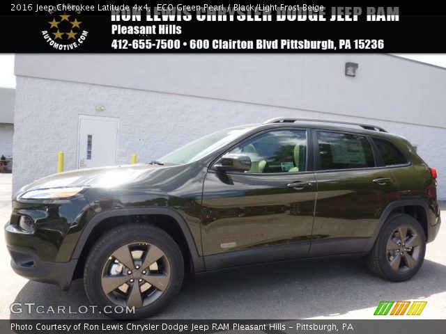 2016 Jeep Cherokee Latitude 4x4 in ECO Green Pearl