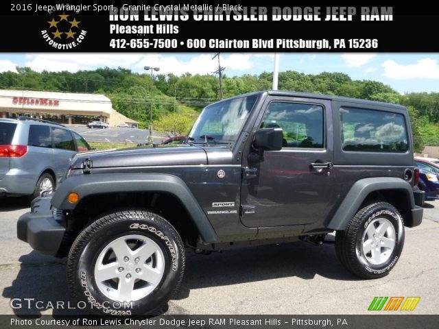 2016 Jeep Wrangler Sport in Granite Crystal Metallic