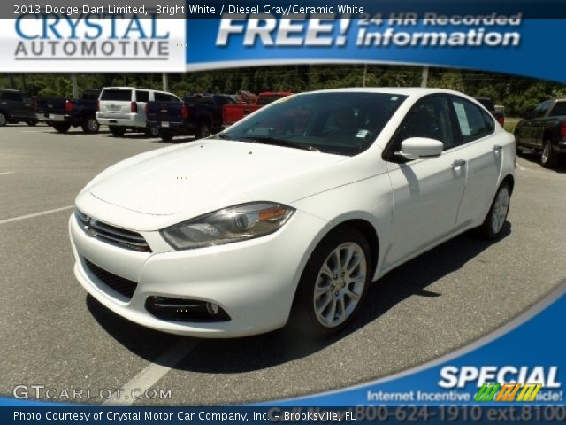2013 Dodge Dart Limited in Bright White