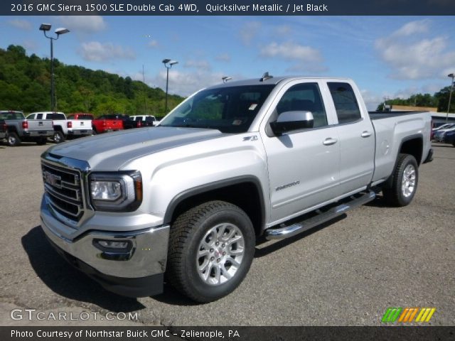 2016 GMC Sierra 1500 SLE Double Cab 4WD in Quicksilver Metallic