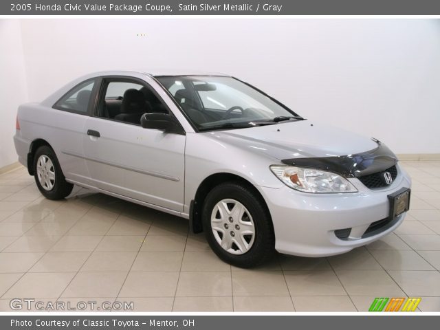 2005 Honda Civic Value Package Coupe in Satin Silver Metallic