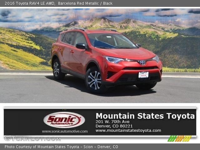 2016 Toyota RAV4 LE AWD in Barcelona Red Metallic