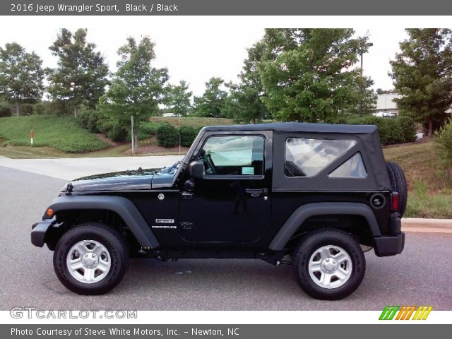 2016 Jeep Wrangler Sport in Black